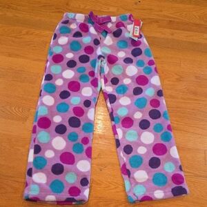 Xhilaration Kids Pajama Bottoms - Purple and Blue Dots